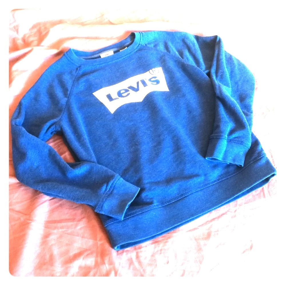 Levi's Blue Casual Sweatshirt